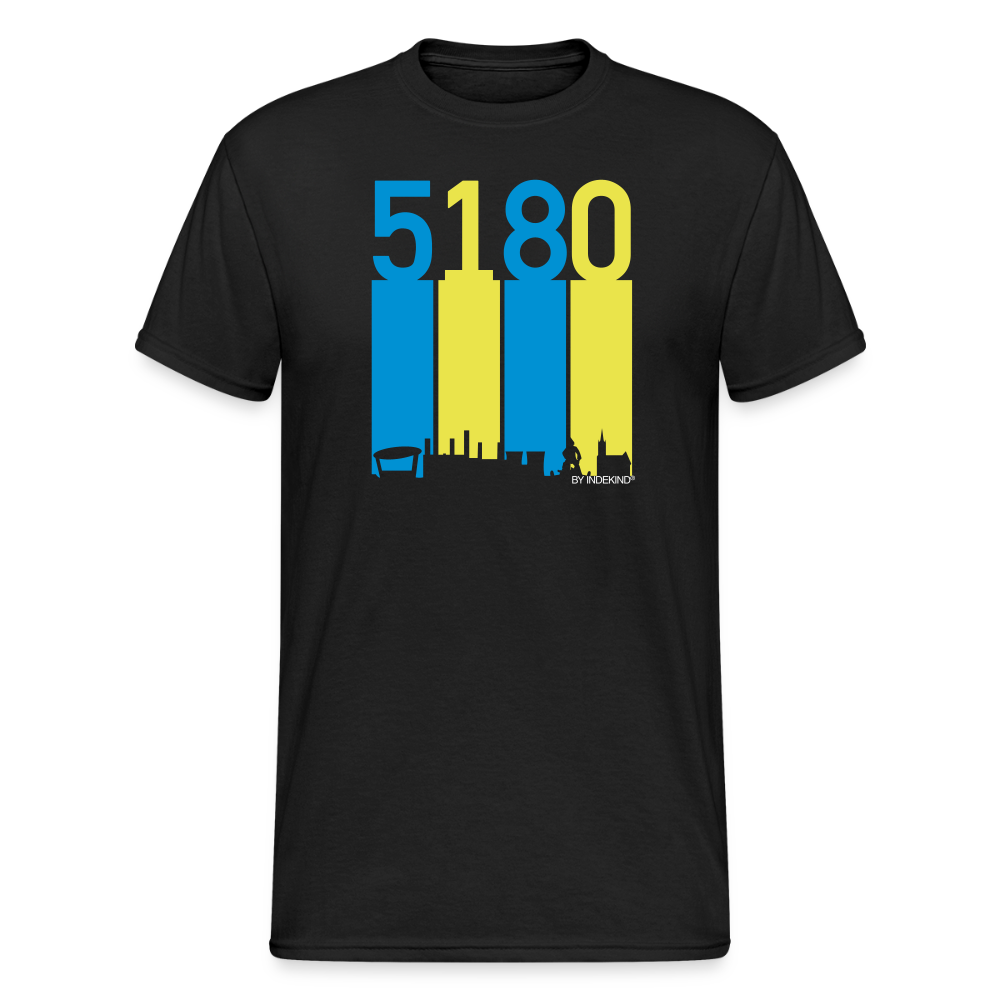 T-Shirt | 5180 Skyline | Manns-Lüü - Schwarz