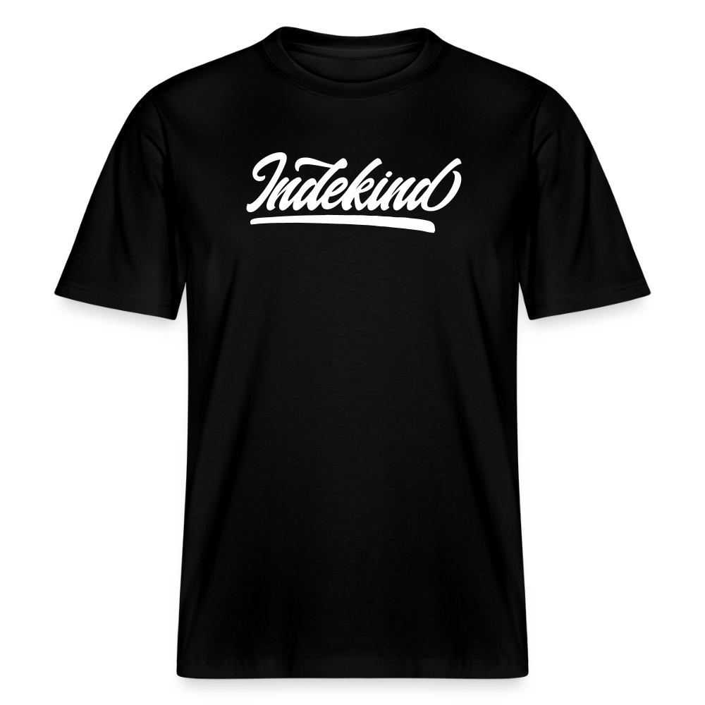 T-Shirt | Indekind Klassik | Manns-Lüü | Organic - Schwarz