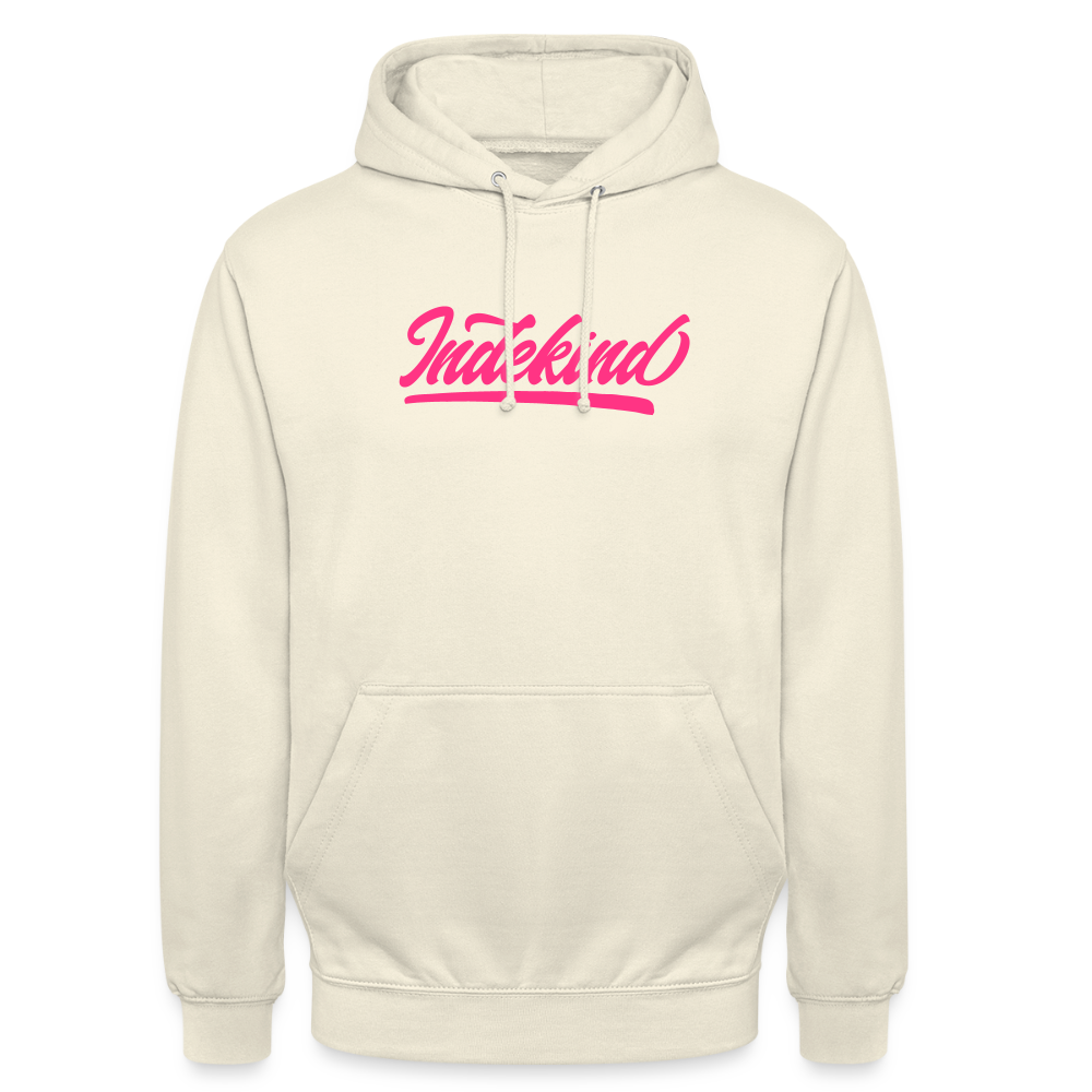 Hoodie | Indekind Neon Pink Klassik | Fü allemoole - Vanille-Milchshake