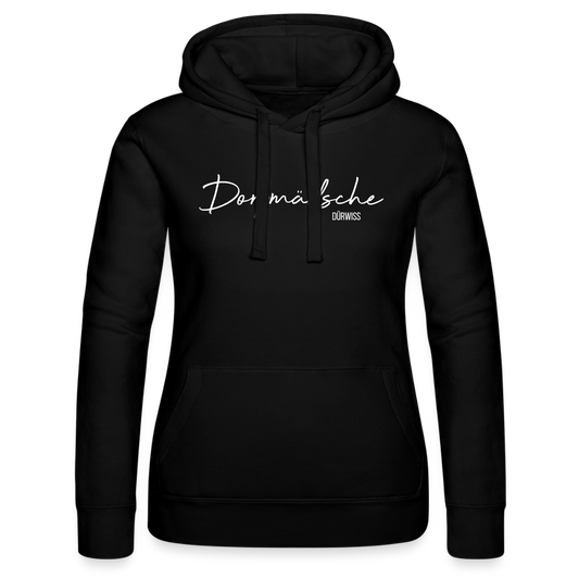 Hoodie | Dorpmädsche Dürwiss Premium | Mädsche - Schwarz
