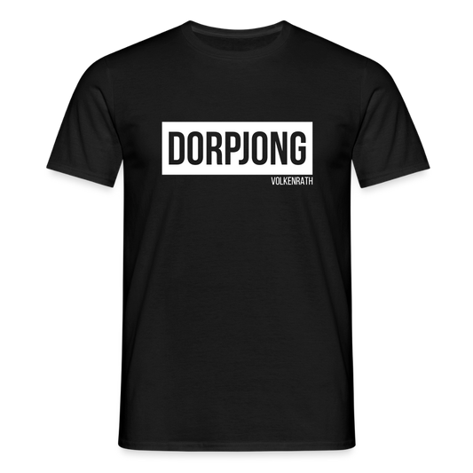 T-Shirt | Dorpjong Volkenrath Klassik | Manns-Lüü - Schwarz