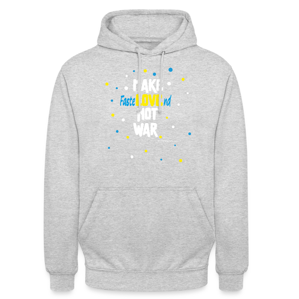 Hoodie | Fastelovend | Fü allemoole - Hellgrau meliert