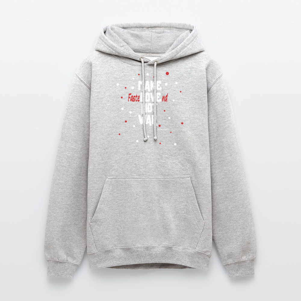 Hoodie | Fastelovend | Fü allemoole - Hellgrau meliert