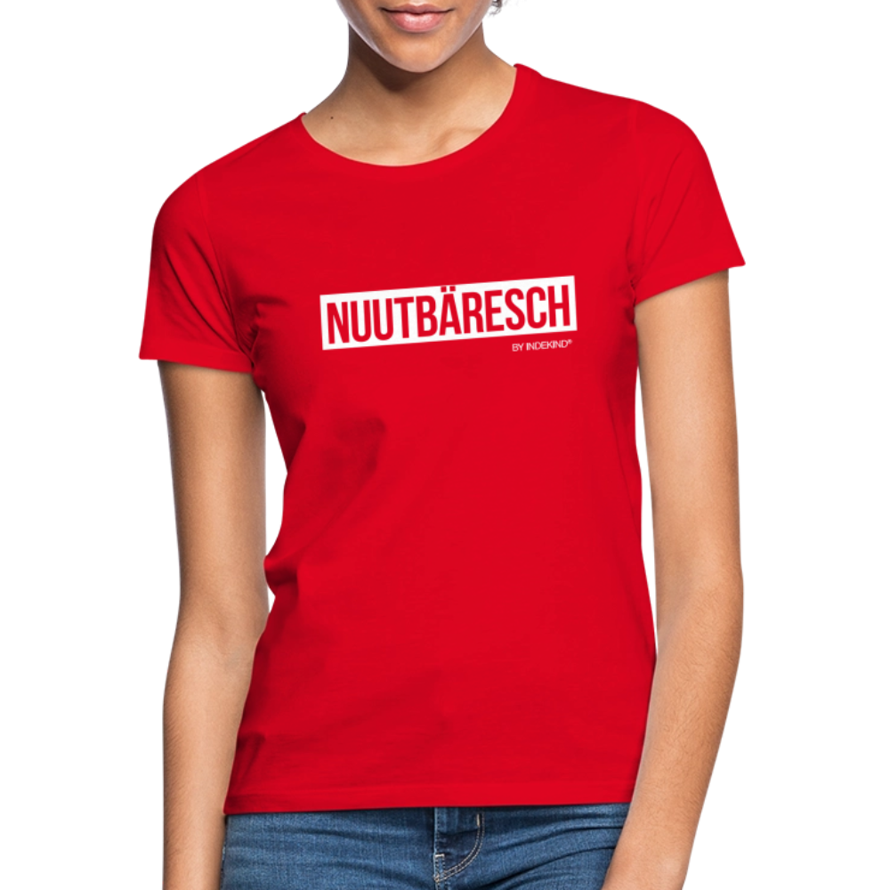 T-Shirt | Nuutbäresch Klassik | Mädsche - Rot