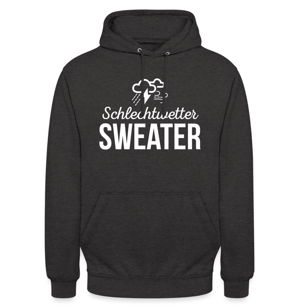 Hoodie | Schlechtwetter Sweater | Fü allemoole - Anthrazit