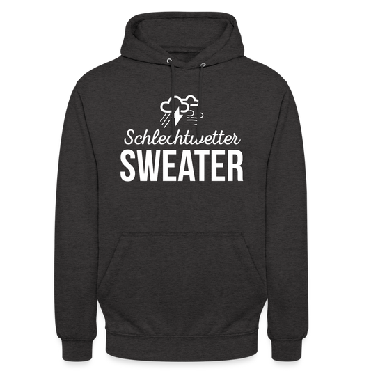 Hoodie | Schlechtwetter Sweater | Fü allemoole - Anthrazit