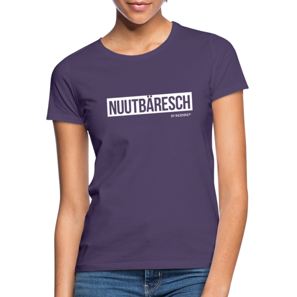 T-Shirt | Nuutbäresch Klassik | Mädsche - Dunkellila