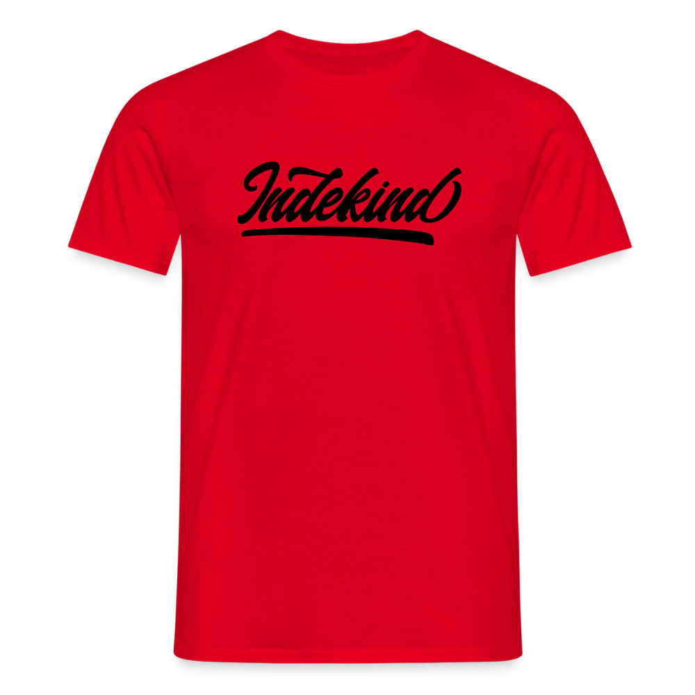 T-Shirt | Indekind Klassik | Manns-Lüü - Rot