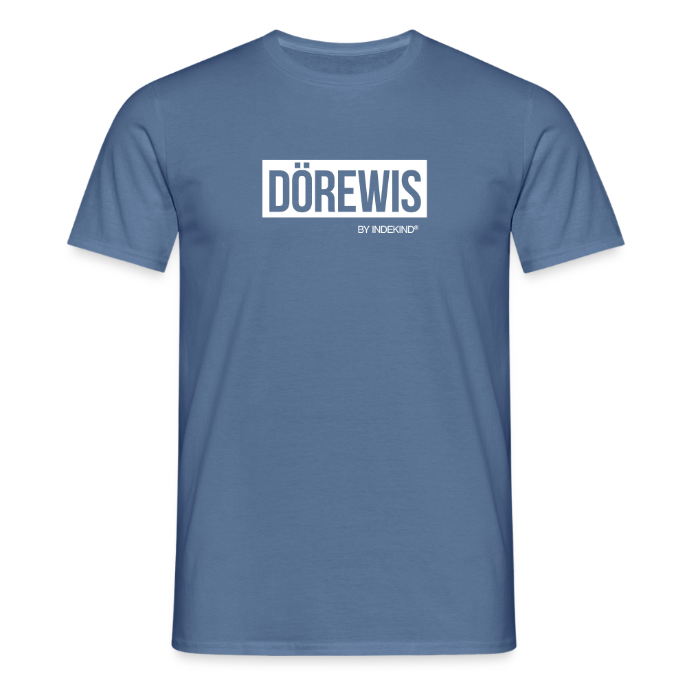 T-Shirt | Dörewis Klassik | Manns-Lüü - Taubenblau