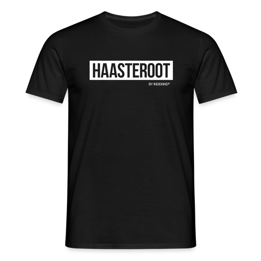 T-Shirt | Haasteroot Klassik | Manns-Lüü - Schwarz