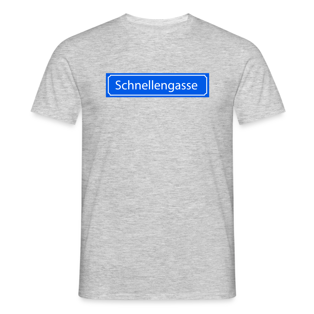 T-Shirt | Schnellengasse | Manns-Lüü - Grau meliert