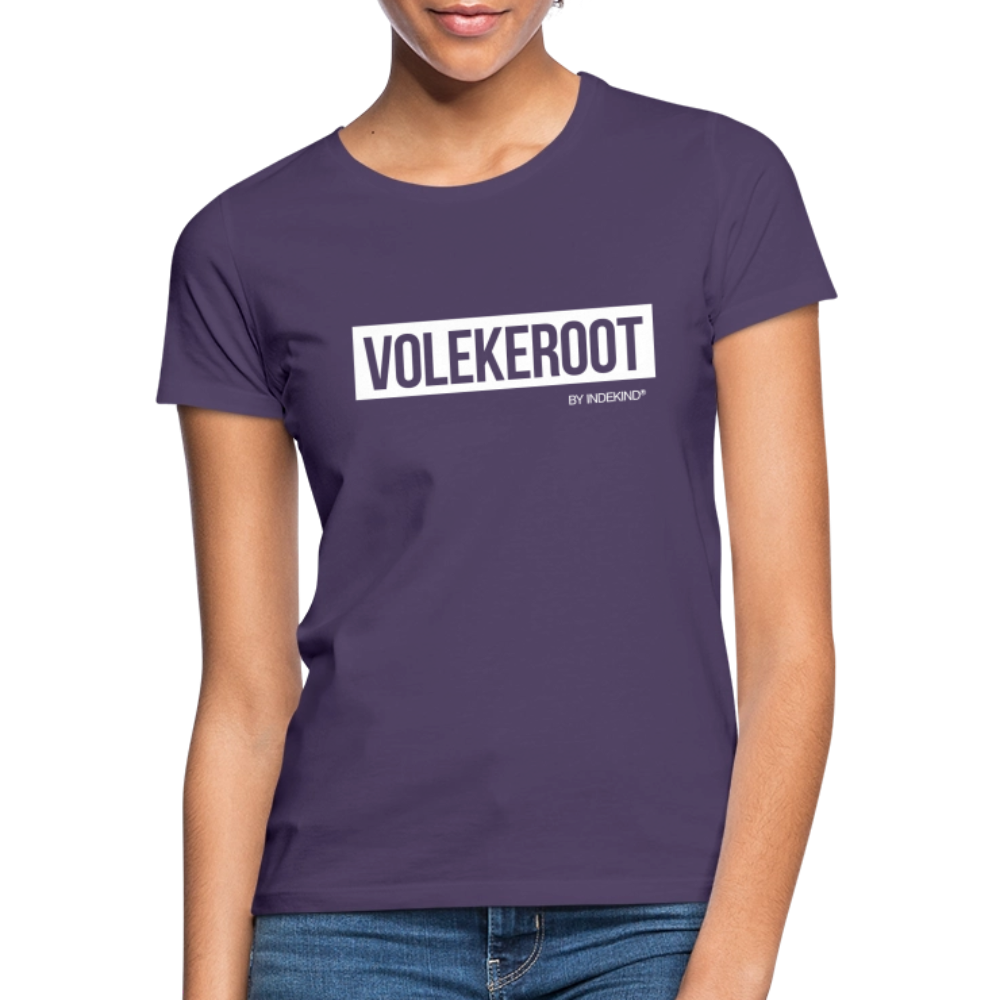 T-Shirt | Volekeroot Klassik | Mädsche - Dunkellila