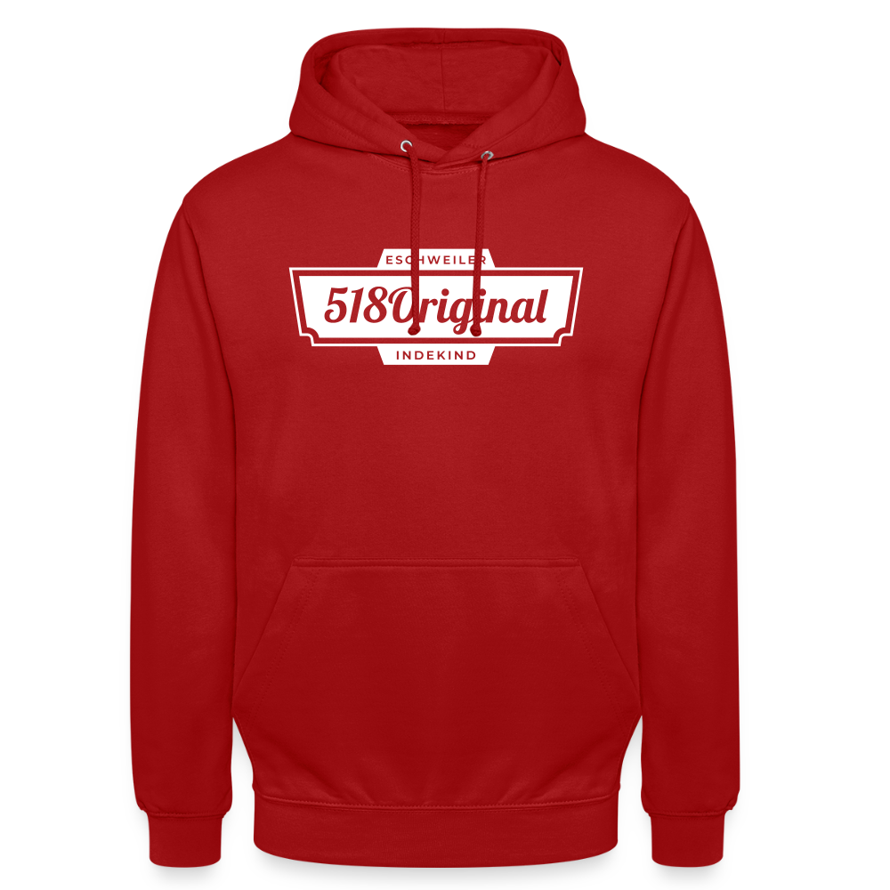 Hoodie | 518Original | Fü allemoole - Rot