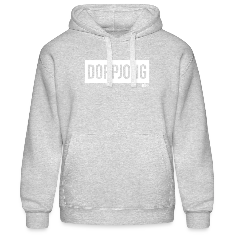 Hoodie | Dorpjong Röhe Premium | Manns-Lüü - Grau meliert