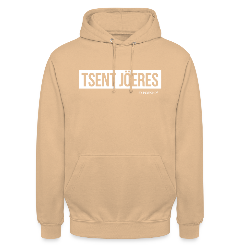 Hoodie | Tsent Jöeres Klassik | Fü allemoole - Pfirsich