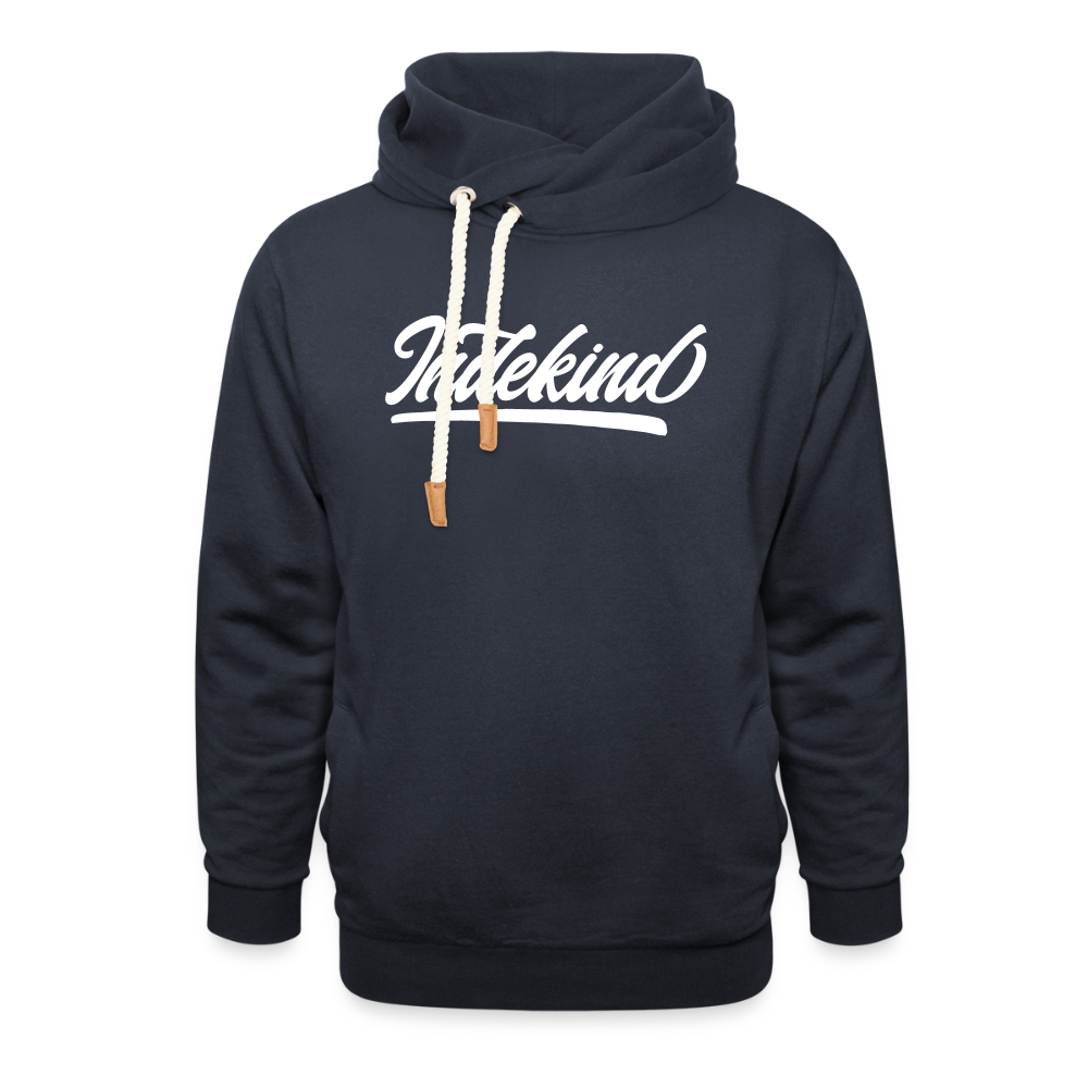 Hoodie | Indekind Schalkragen | Fü allemoole - Navy