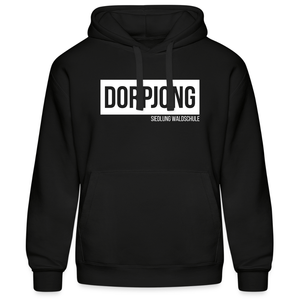 Hoodie | Dorpjong Siedlung Waldschule Premium | Manns-Lüü - Schwarz