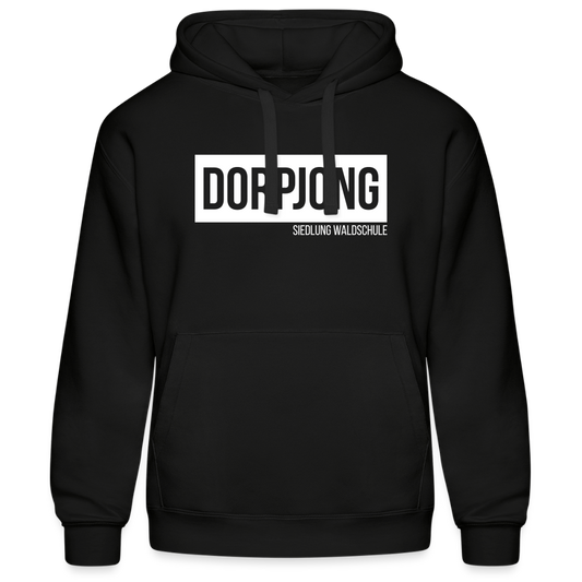 Hoodie | Dorpjong Siedlung Waldschule Premium | Manns-Lüü - Schwarz