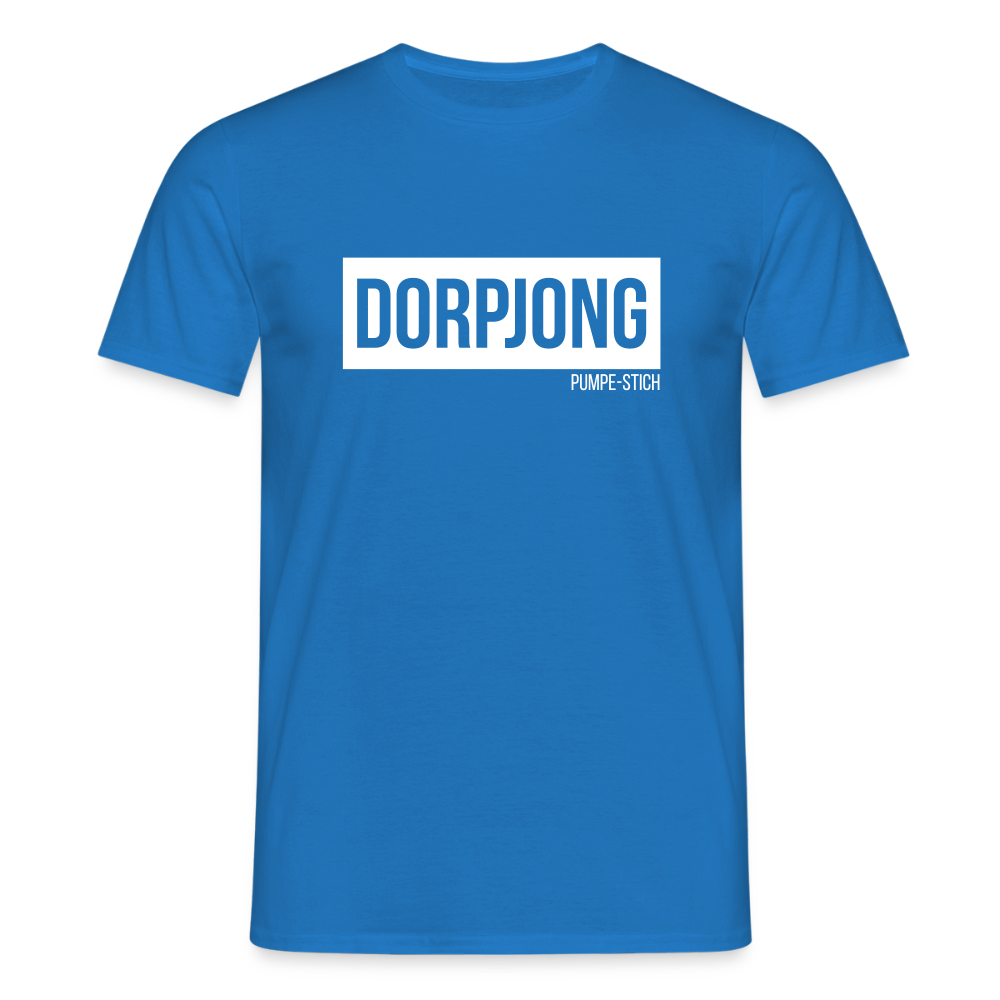 T-Shirt | Dorpjong Pumpe-Stich Klassik | Manns-Lüü - Royalblau