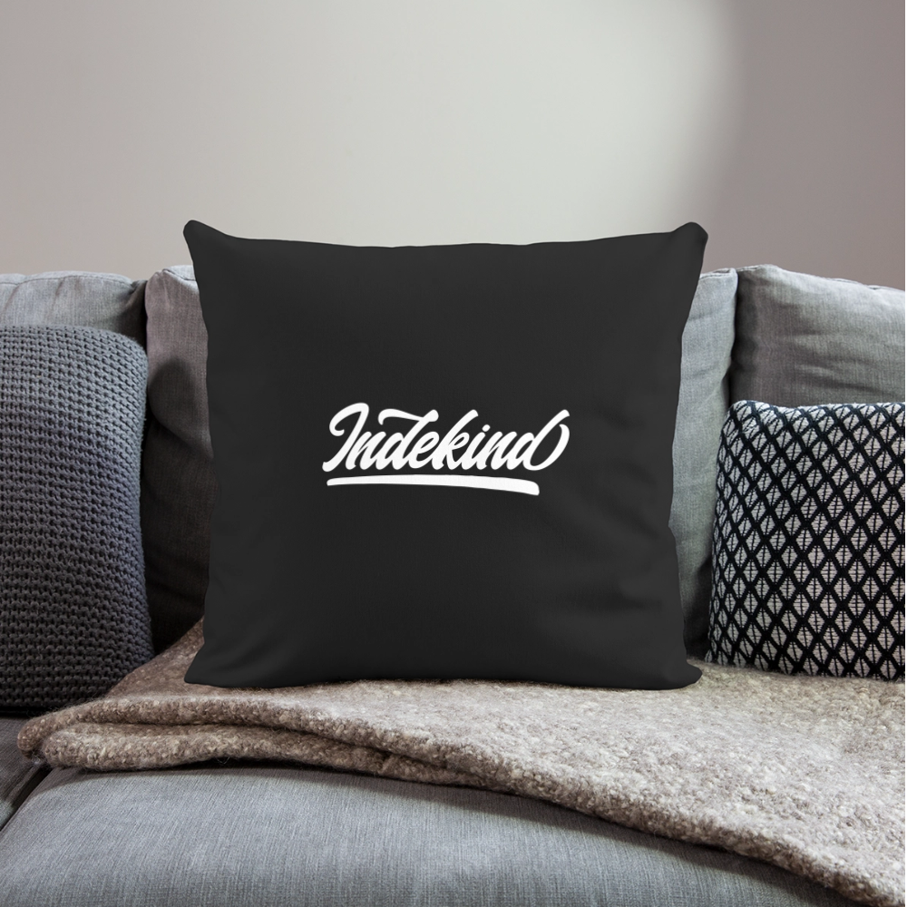 Sofakissen mit Füllung | Indekind Klassik | 44 x 44 cm - Schwarz