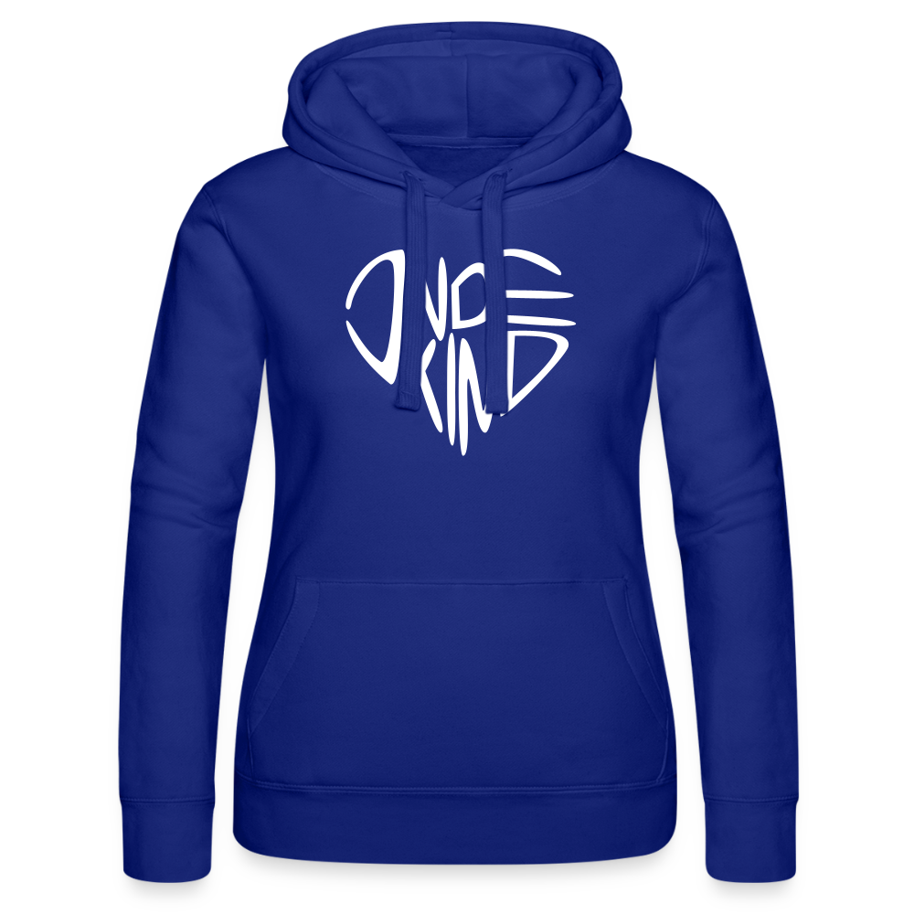Hoodie | Indekind Premium | Herz-Logo | Mädsche - Royalblau