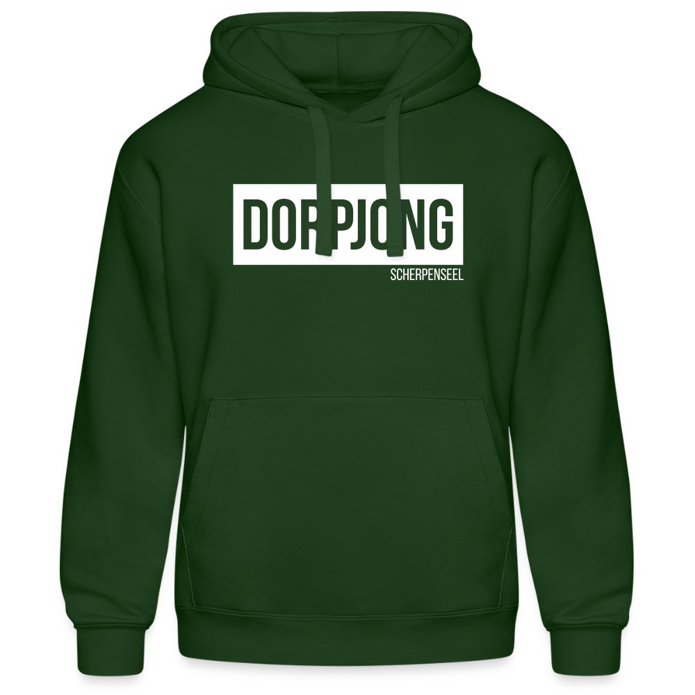 Hoodie | Dorpjong Scherpenseel Premium | Manns-Lüü - Flaschengrün