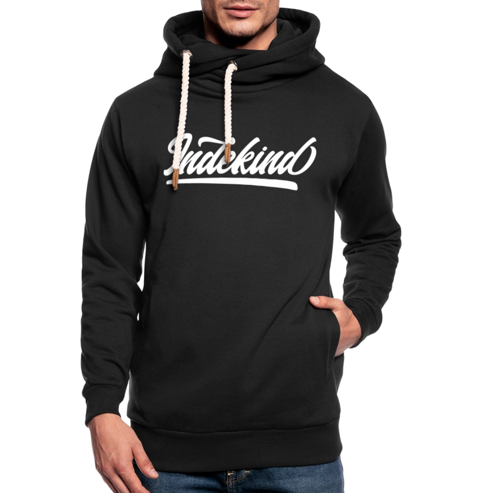 Hoodie | Indekind Schalkragen | Fü allemoole - Schwarz