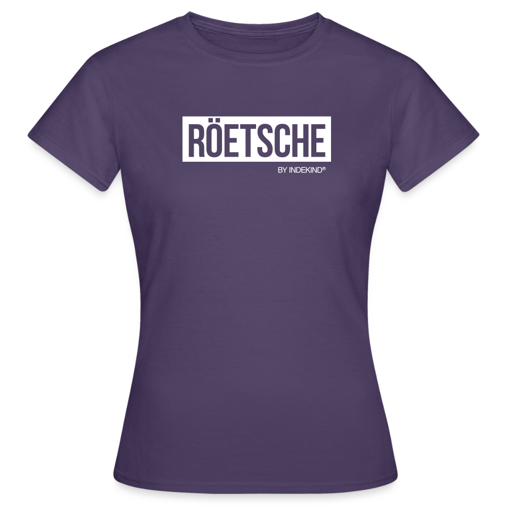 T-Shirt | Röetsche Klassik | Mädsche - Dunkellila