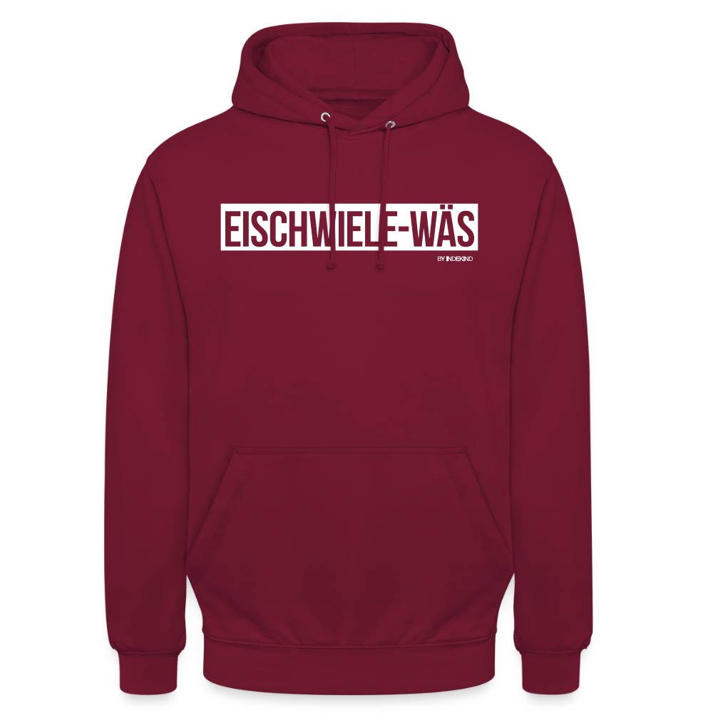 Hoodie | Eischwiele-Wäs Klassik | Fü allemoole - Bordeaux