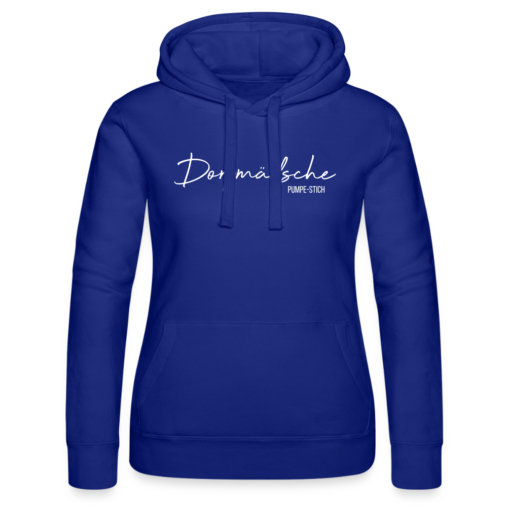Hoodie | Dorpmädsche Pumpe-Stich Premium | Mädsche - Royalblau