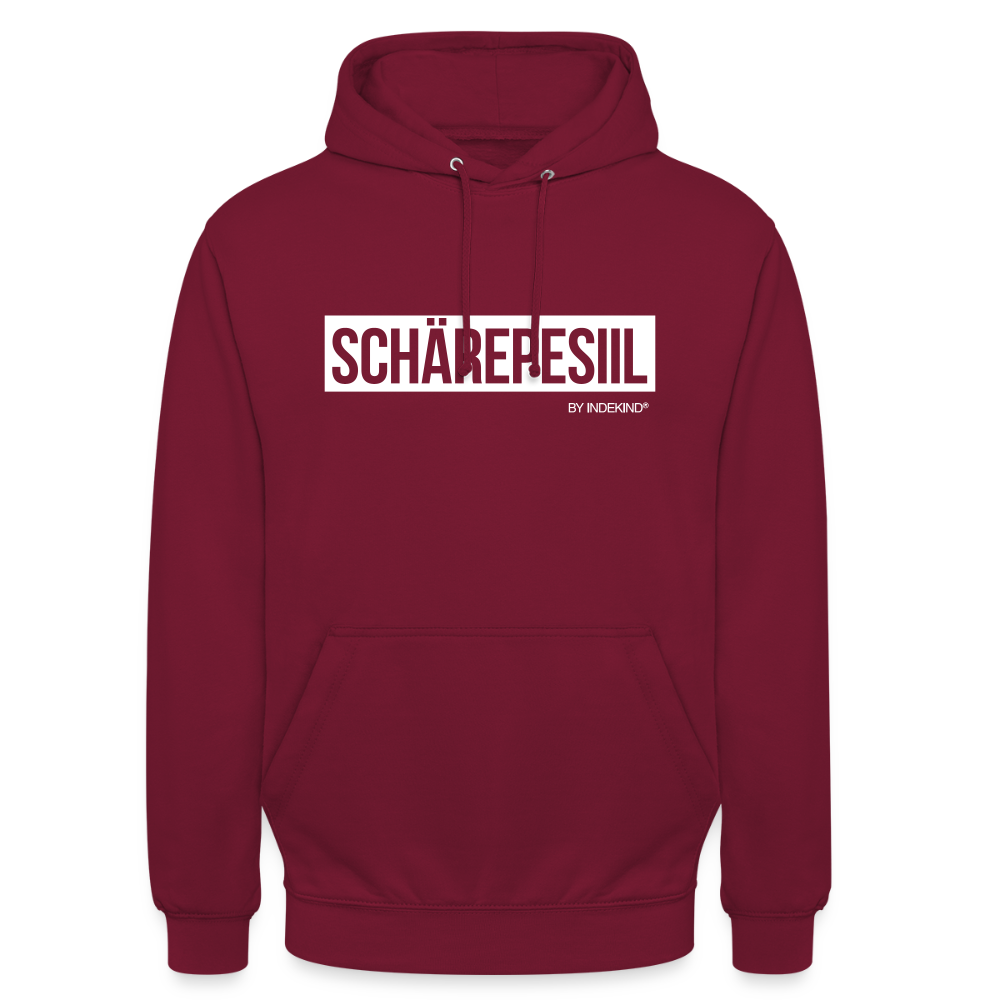 Hoodie | Schärepesiil Klassik | Fü allemoole - Bordeaux