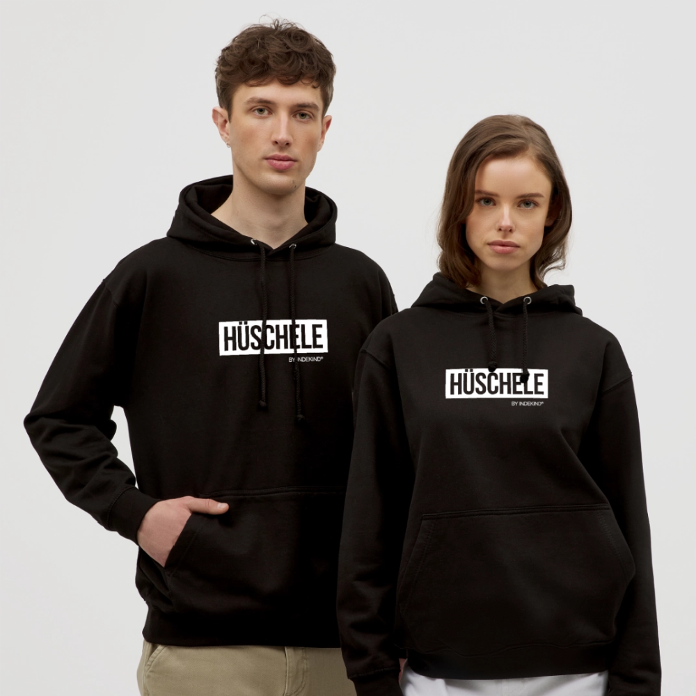 Hoodie | Hüschele Klassik | Fü allemoole - Schwarz