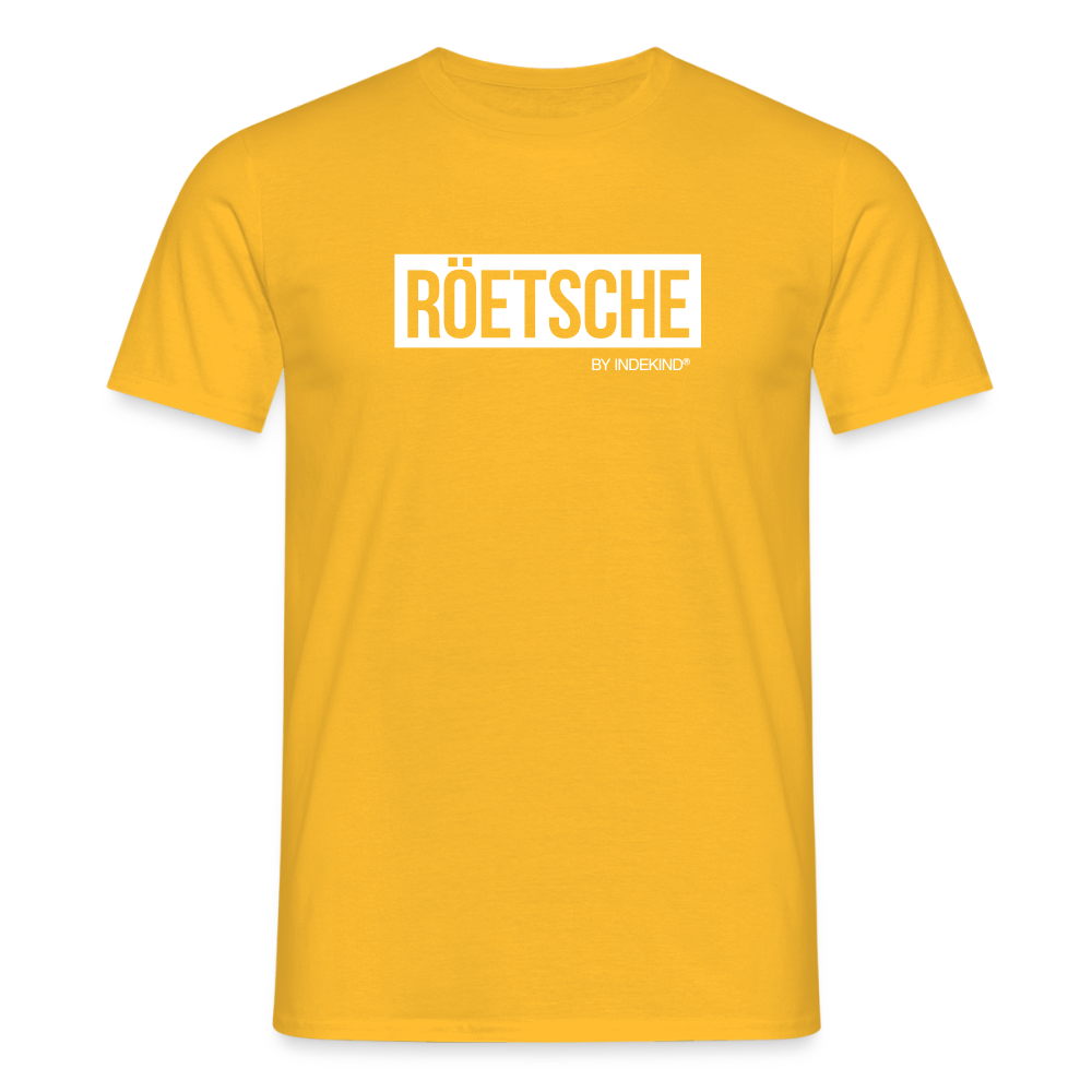 T-Shirt | Röetsche Klassik | Manns-Lüü - Gelb