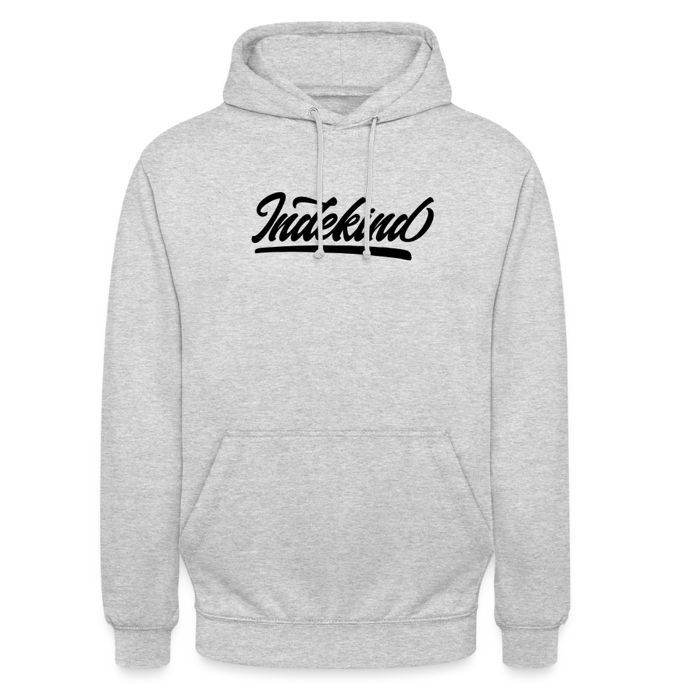 Hoodie | Indekind Klassik | Fü allemoole - Hellgrau meliert