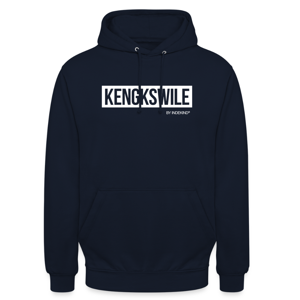 Hoodie | Kengkswile Klassik | Fü allemoole - Navy