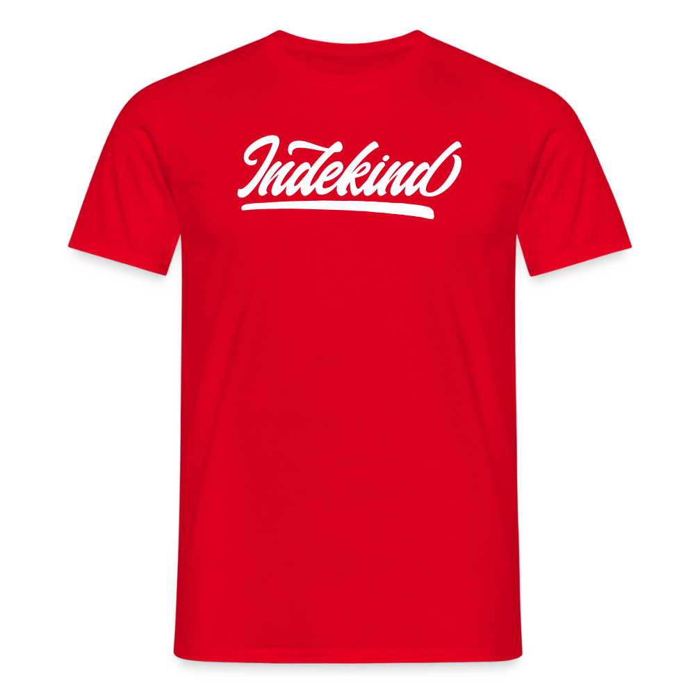 T-Shirt | Indekind Klassik | Manns-Lüü - Rot