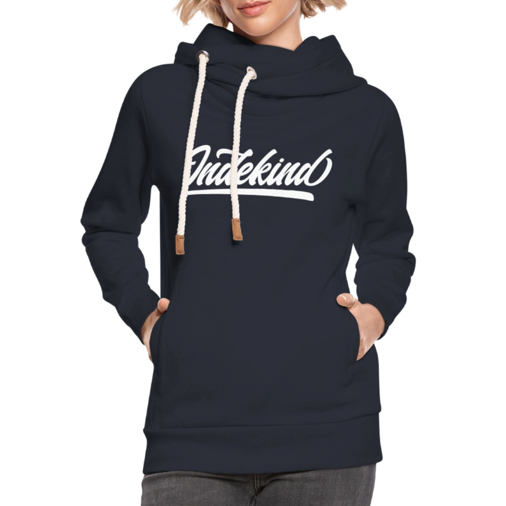 Hoodie | Indekind Schalkragen | Fü allemoole - Navy