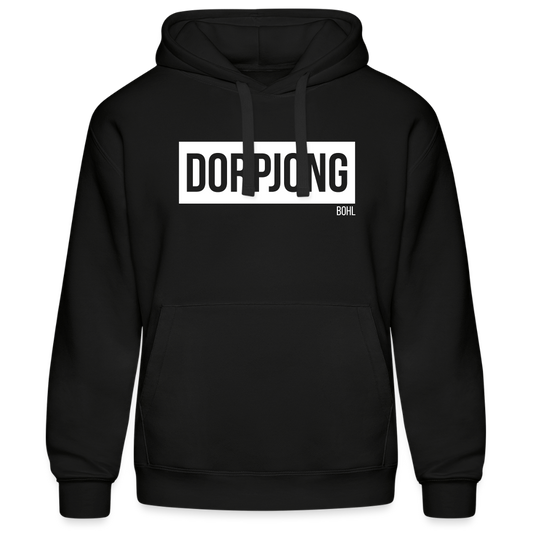 Hoodie | Dorpjong Bohl Premium | Manns-Lüü - Schwarz