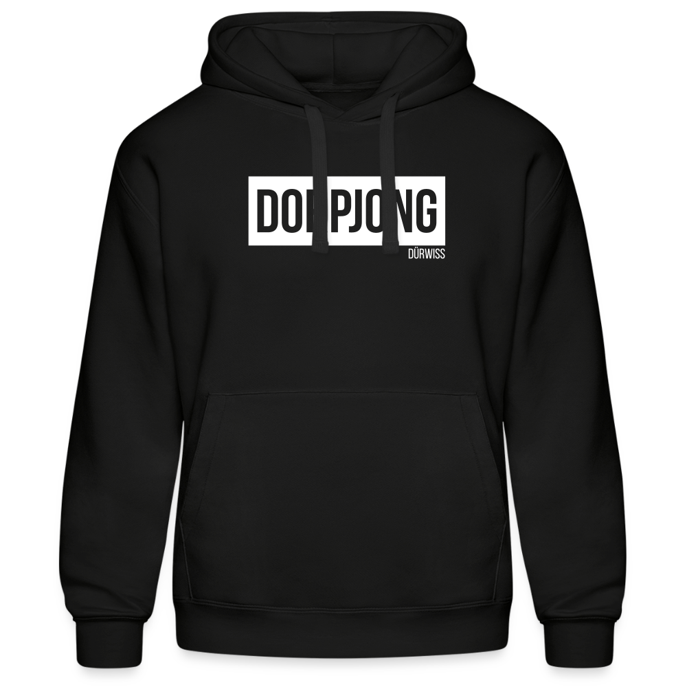 Hoodie | Dorpjong Dürwiss Premium | Manns-Lüü - Schwarz