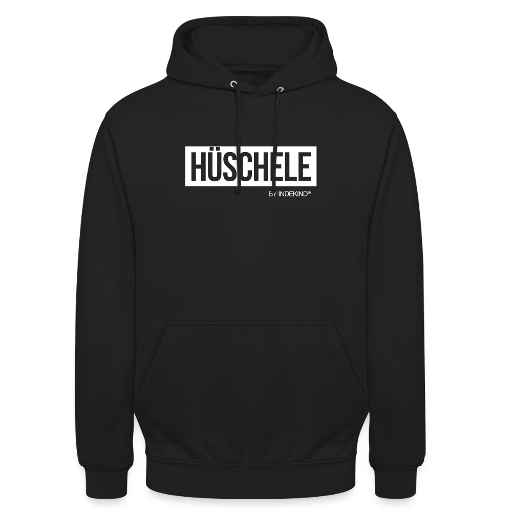 Hoodie | Hüschele Klassik | Fü allemoole - Schwarz