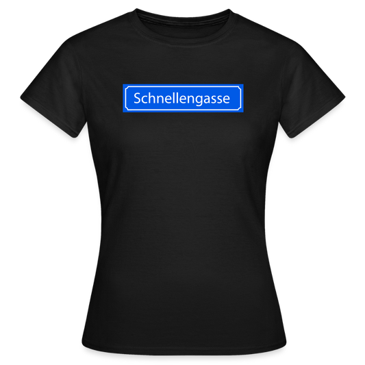 T-Shirt | Schnellengasse | Mädsche - Schwarz