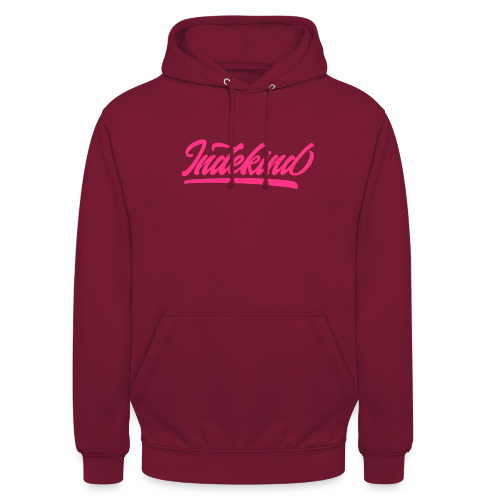 Hoodie | Indekind Neon Pink Klassik | Fü allemoole - Bordeaux