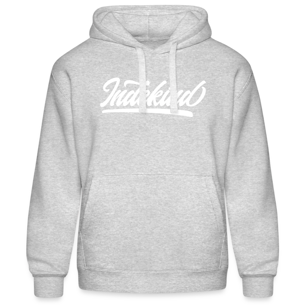 Hoodie | Indekind Premium | Manns-Lüü - Grau meliert