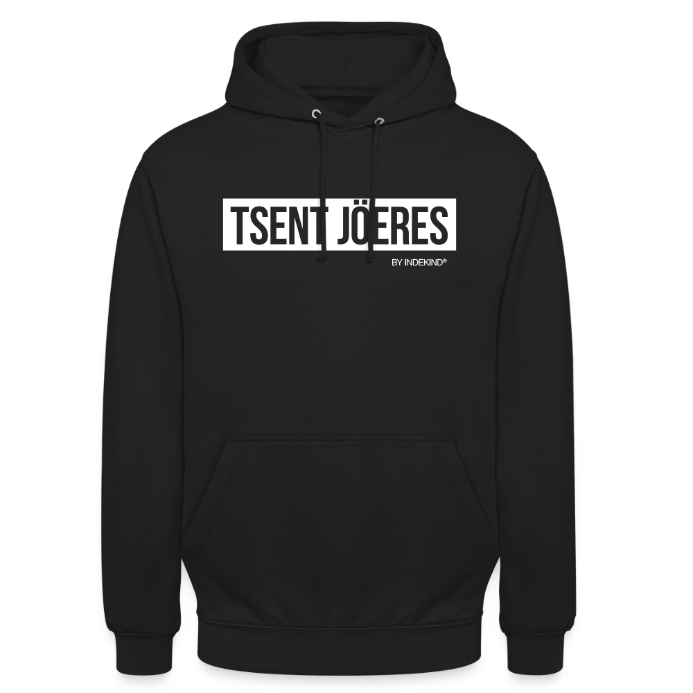 Hoodie | Tsent Jöeres Klassik | Fü allemoole - Schwarz