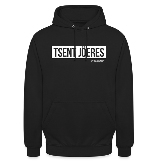 Hoodie | Tsent Jöeres Klassik | Fü allemoole - Schwarz