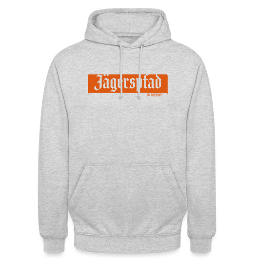 Hoodie | Jägerspfad | Fü allemoole - Hellgrau meliert