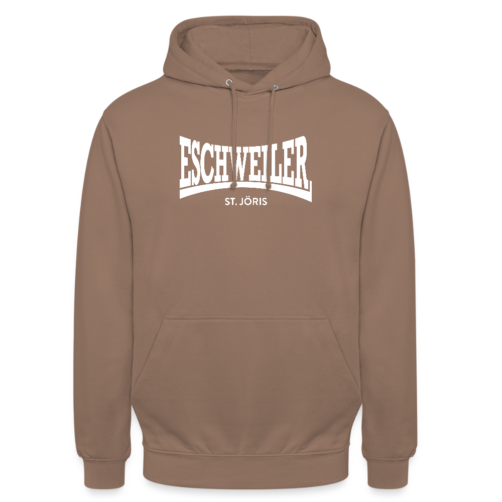 Statement-Hoodie | St. Jöris | Fü allemoole - Mokka