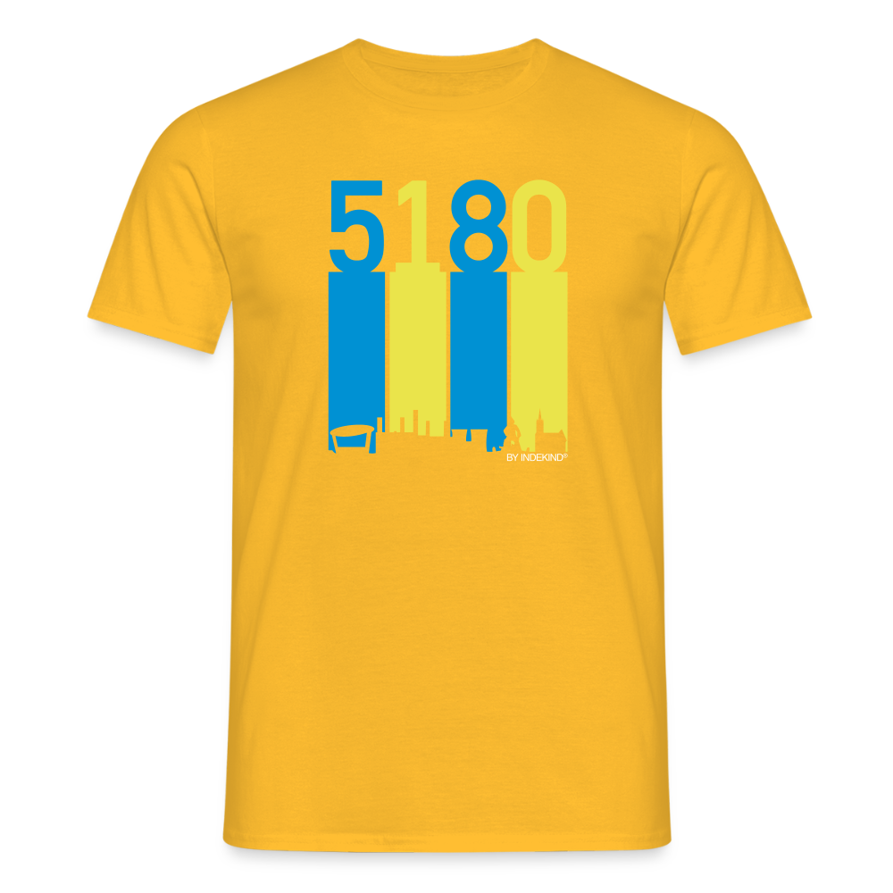 T-Shirt | 5180 Skyline | Manns-Lüü - Gelb