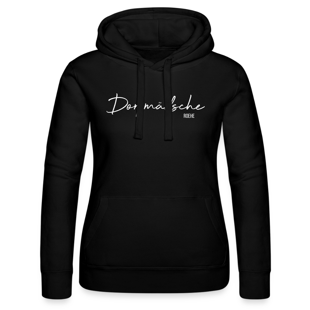 Hoodie | Dorpmädsche Roehe Premium | Mädsche - Schwarz