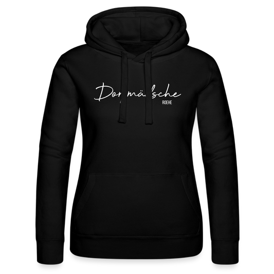Hoodie | Dorpmädsche Roehe Premium | Mädsche - Schwarz